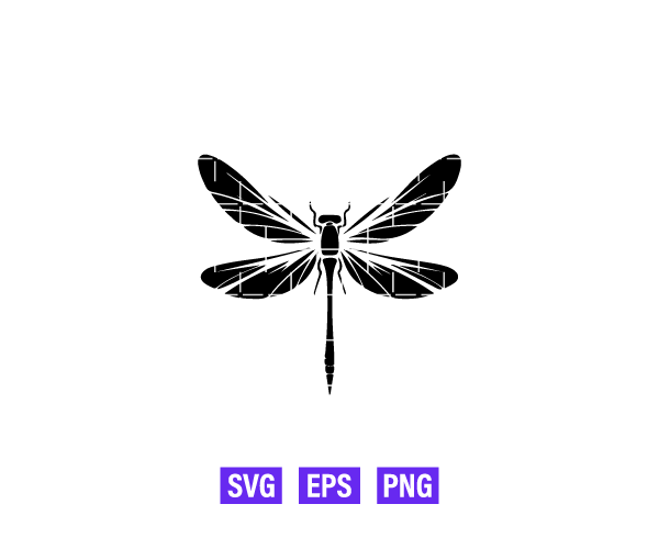 Dragonfly Logo Graphics Free Download