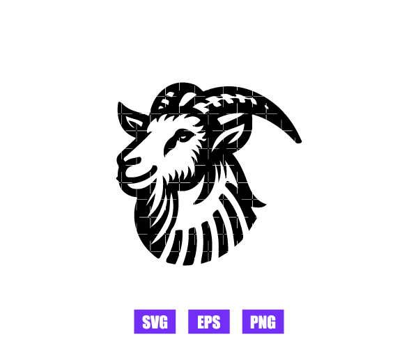 Goat Logo Graphics Free Download