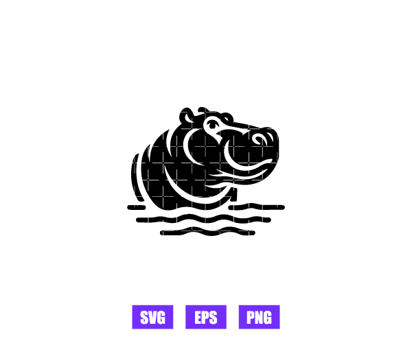 Hippo Logo Graphics Free Download