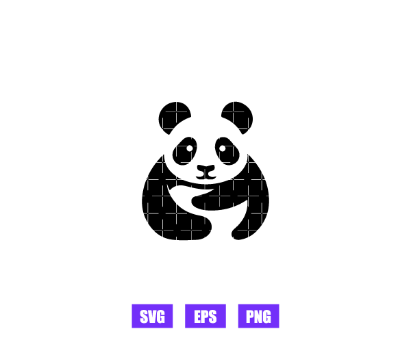 Panda Logo Graphics Free Download