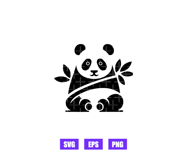 Panda Logo Graphics Free Download