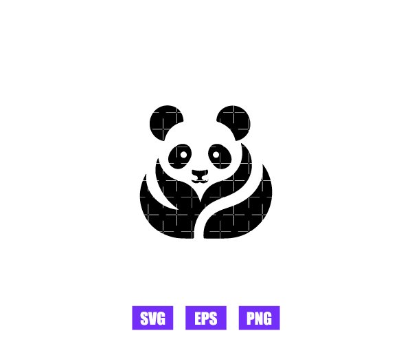 Panda Logo Graphics Free Download