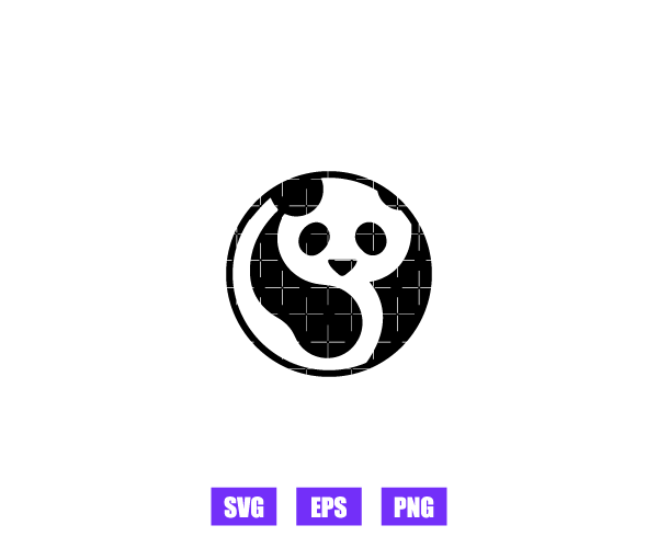 Panda Logo Graphics Free Download