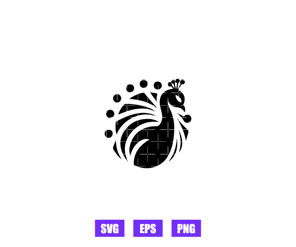 Peacock Logo Graphics Free Download