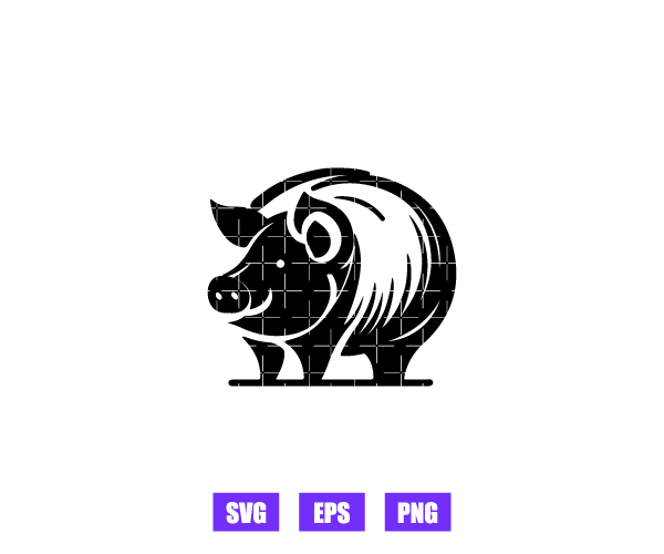 Pig Logo Graphics Free Download