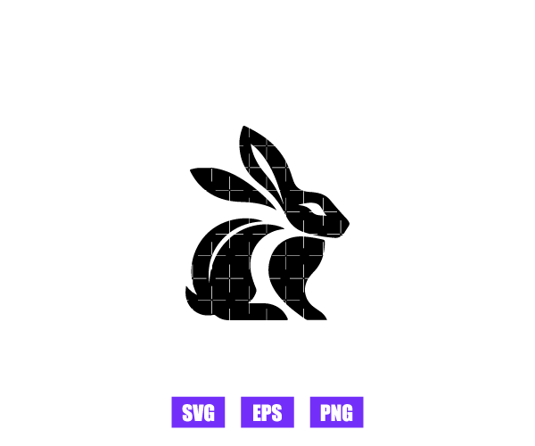 Rabbit Logo Graphics Free Download