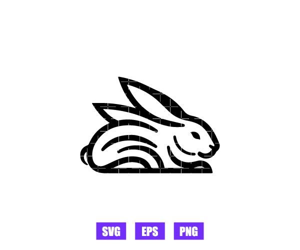 Rabbit Logo Graphics Free Download