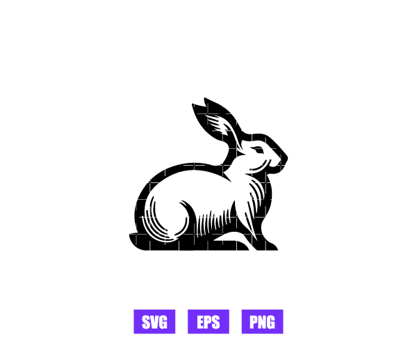 Rabbit Logo Graphics Free Download