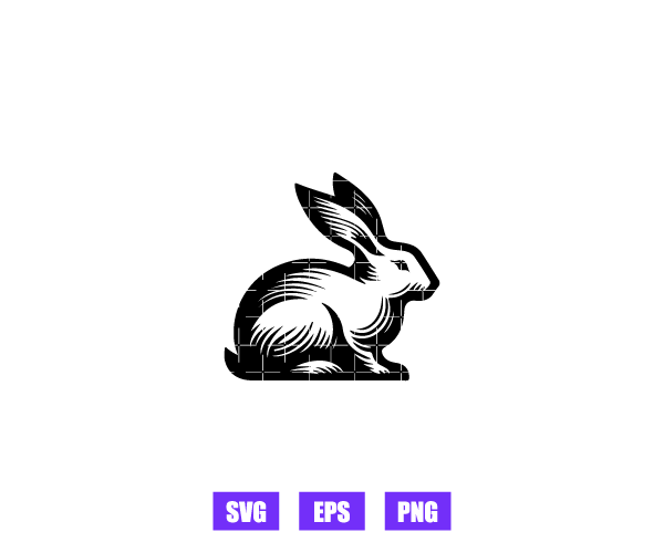 Rabbit Logo Graphics Free Download