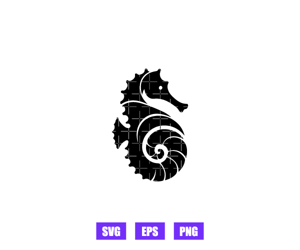 Seahorse Logo Graphics Free Download