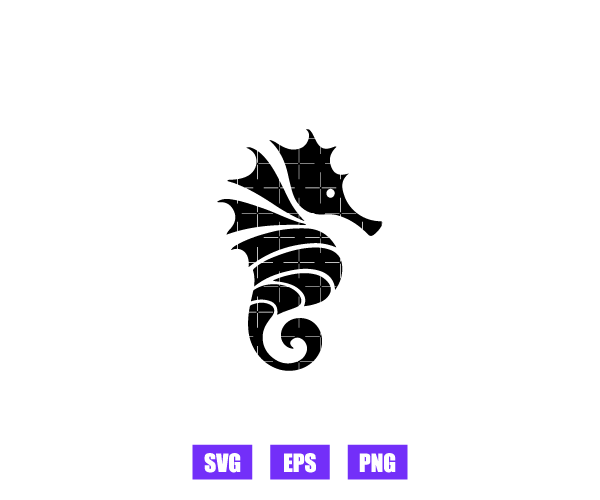 Seahorse Logo Graphics Free Download