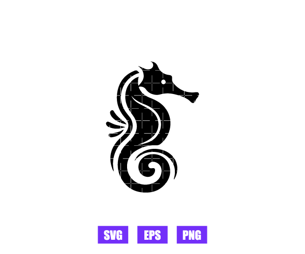 Seahorse Logo Graphics Free Download