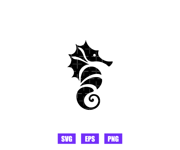 Seahorse Logo Graphics Free Download