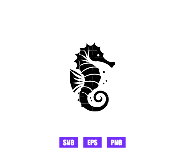 Seahorse Logo Graphics Free Download