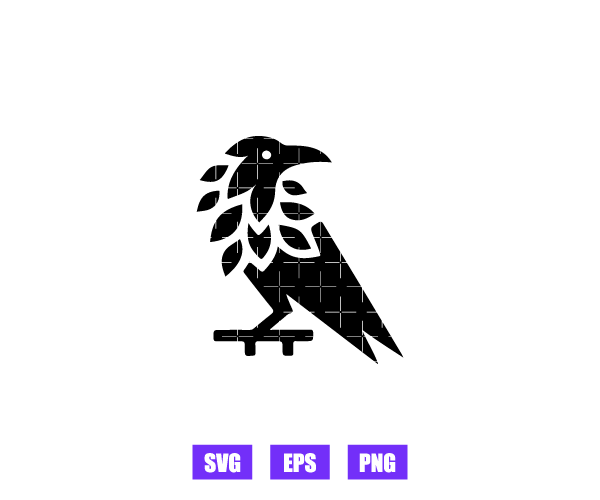 Crow Logo Graphics Free Download