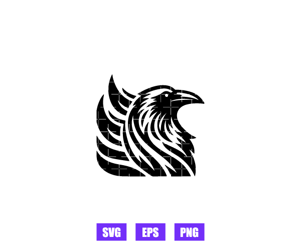 Crow Logo Graphics Free Download