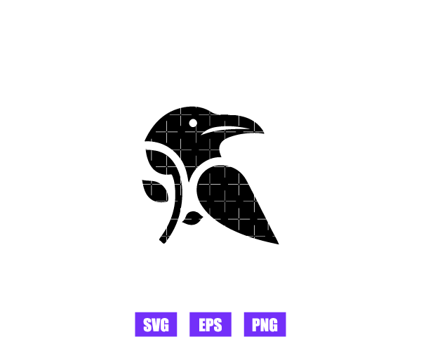 Crow Logo Graphics Free Download