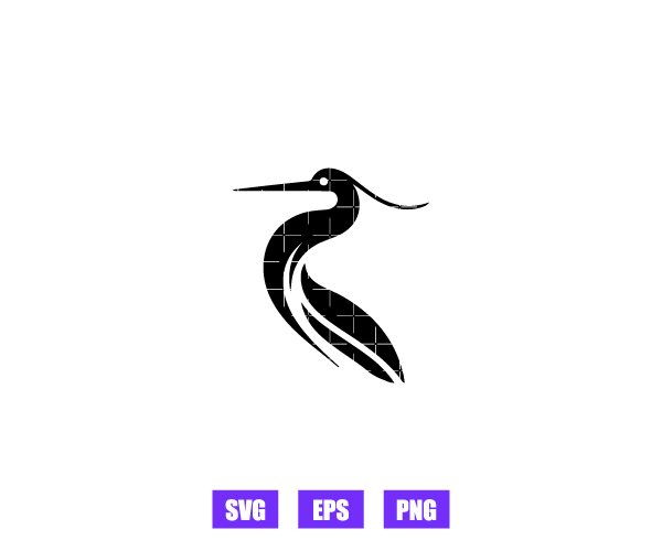 Heron Logo Graphics Free Download