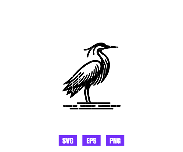 Heron Logo Graphics Free Download