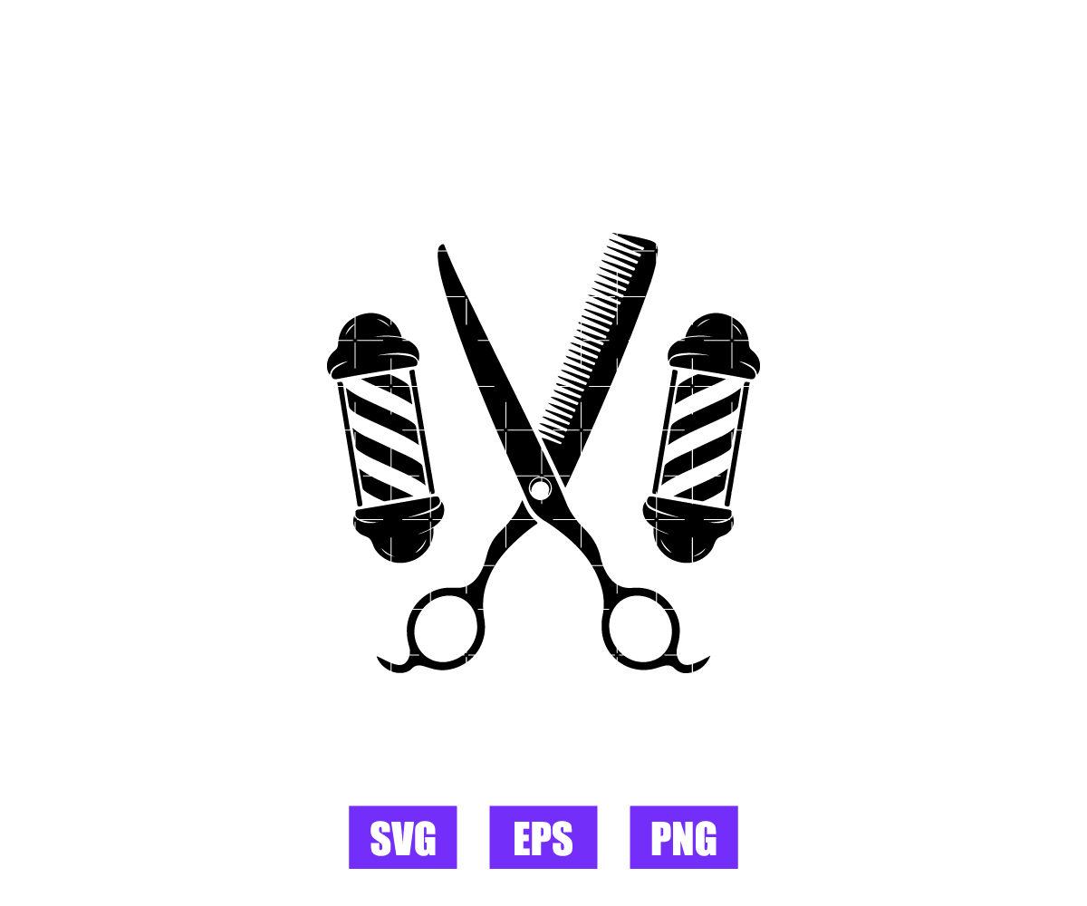 Barber Shop Logo Graphics Free Download