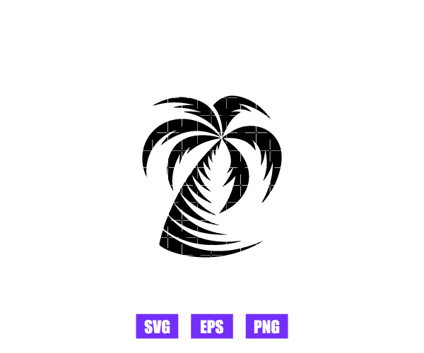 Palm Tree Logo Graphics Free Download