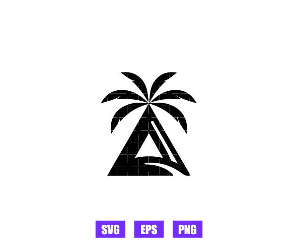 Palm Tree Logo Graphics Free Download