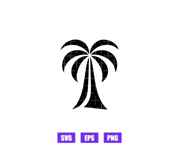 Palm Tree Logo Graphics Free Download