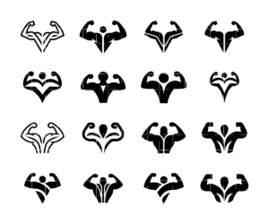 best muscle logo free download