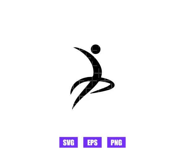 Gymnastic Logo Graphics Free Download