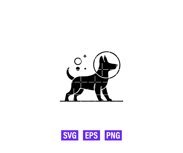 Space Dog Logo