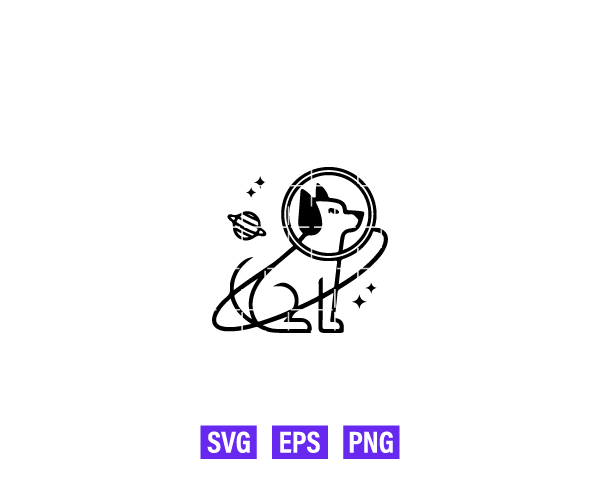Space Dog Logo