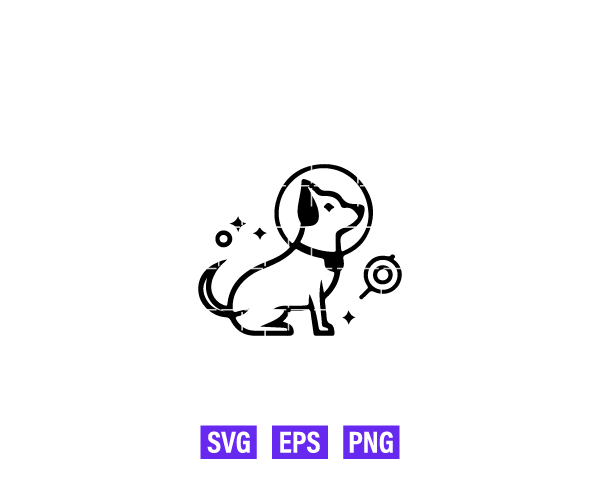 Space Dog Logo