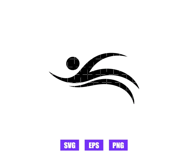 Swimming Logo Graphics Free Download