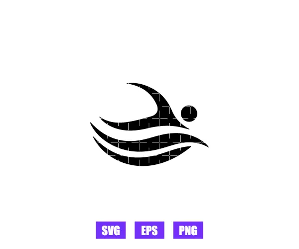 Swimming Logo Graphics Free Download