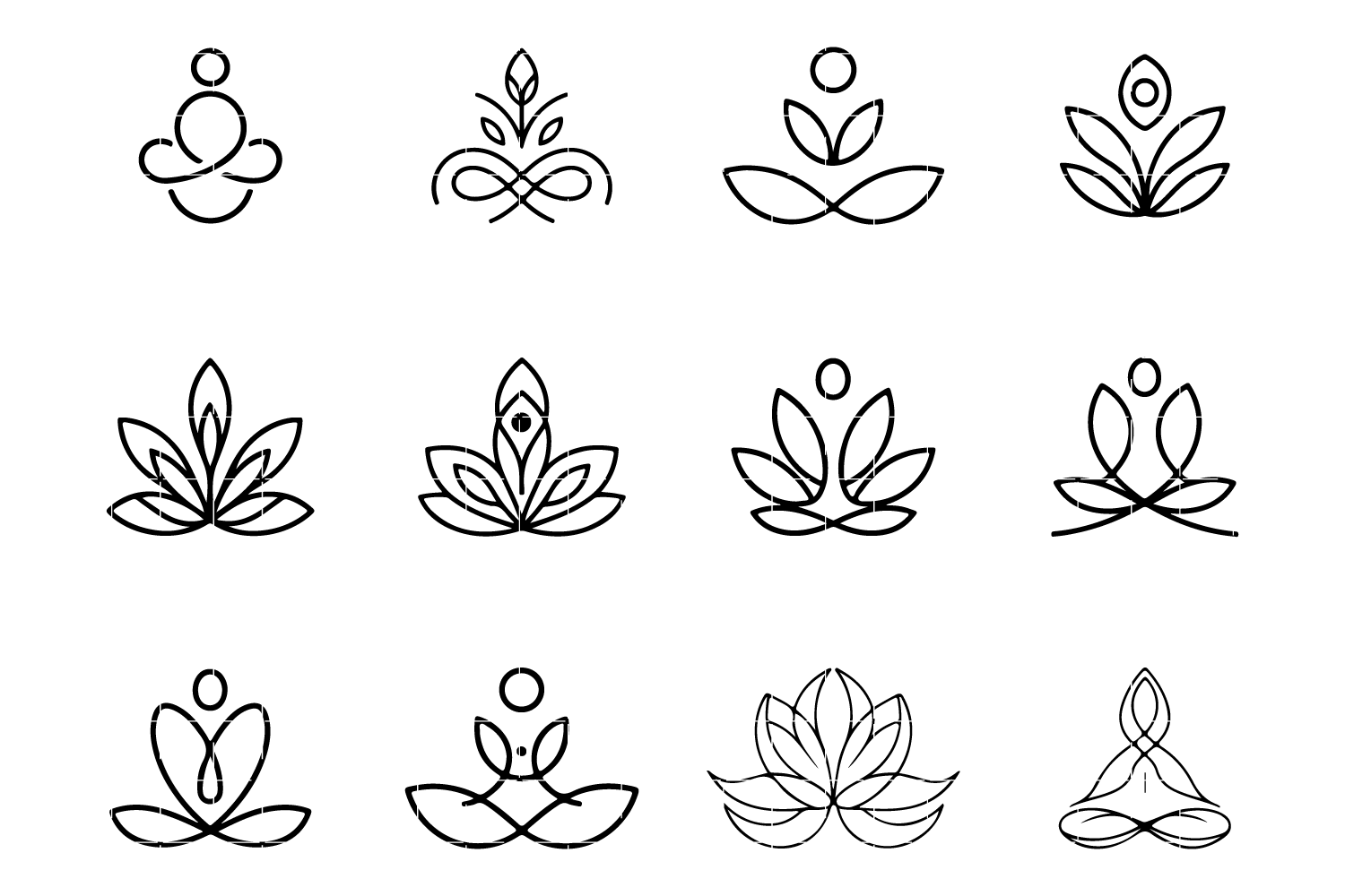 best yoga logo free download