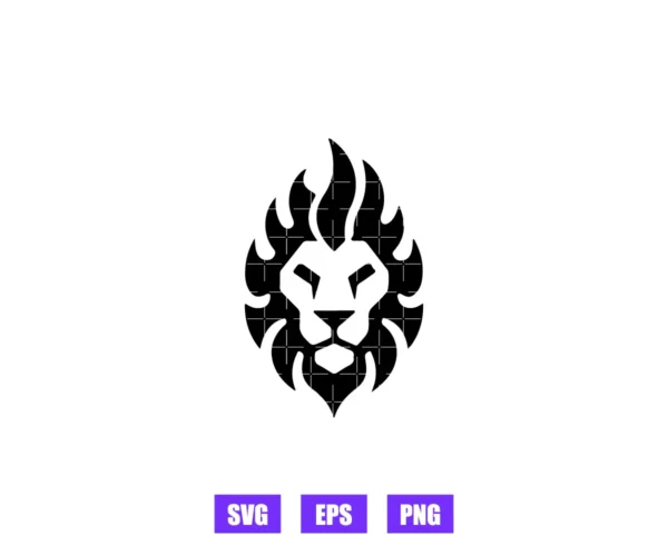 Lion Fire Logo