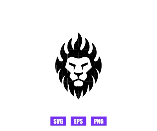 Lion Fire Logo