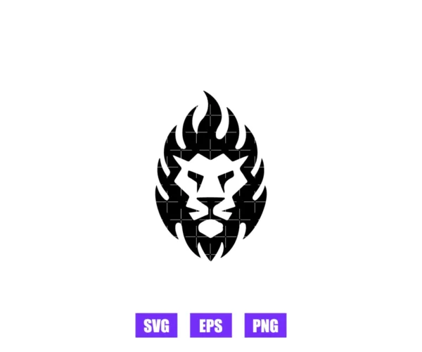 Lion Fire Logo