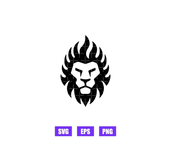 Lion Fire Logo