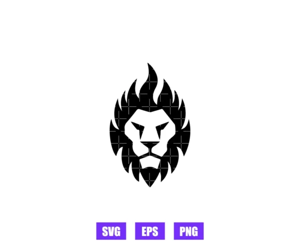 Lion Fire Logo
